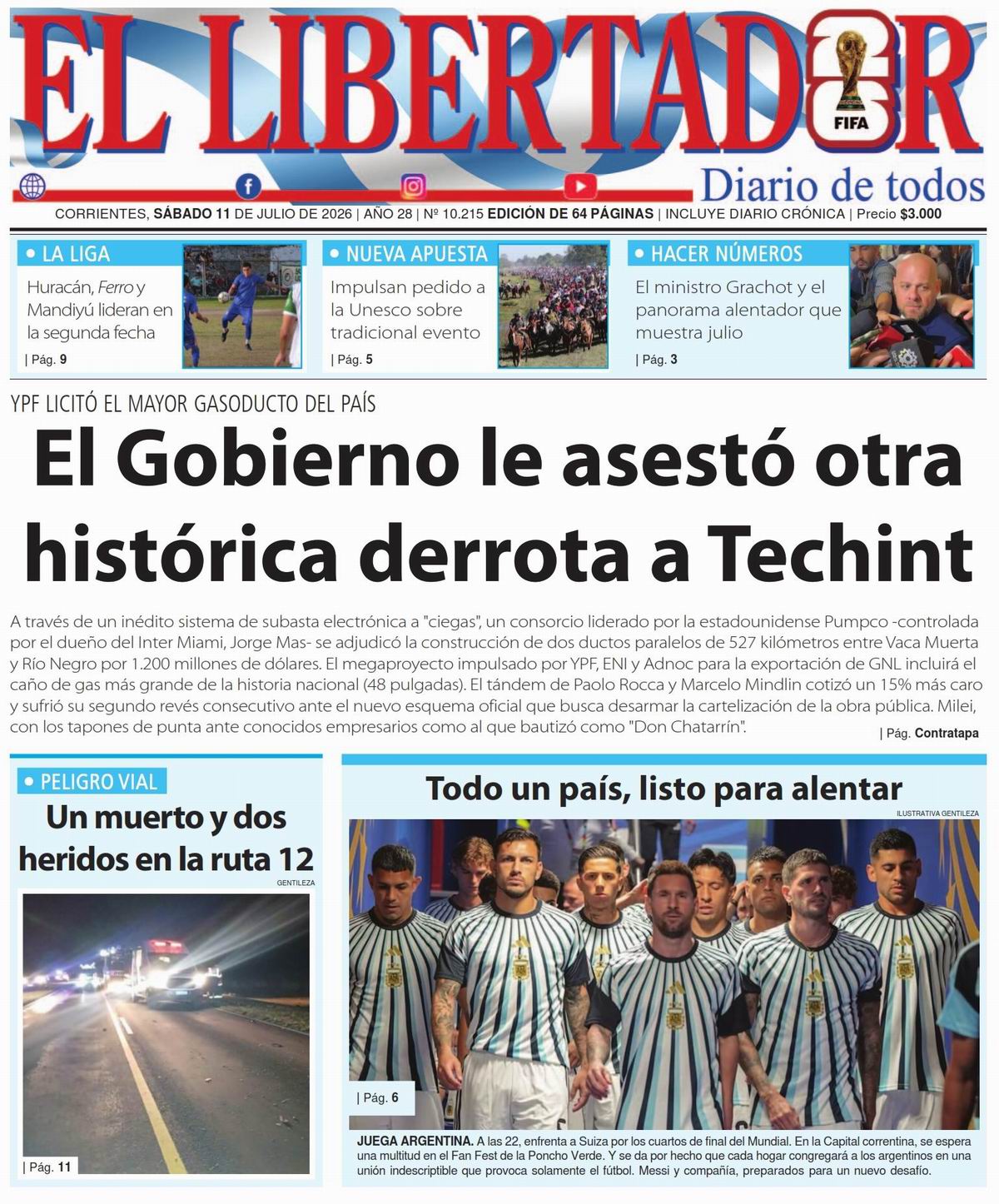 Diario Digital 11 de julio de 2026