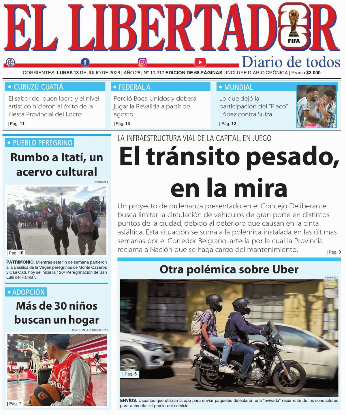 Diario Digital 13 de julio de 2026