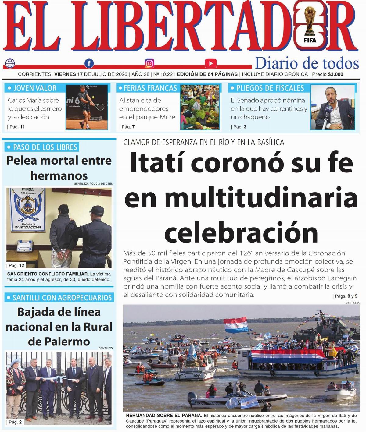 Diario Digital 17 de julio de 2026