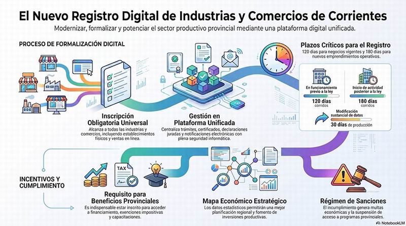 Impulsan un registro digital para fortalecer la industria y el comercio