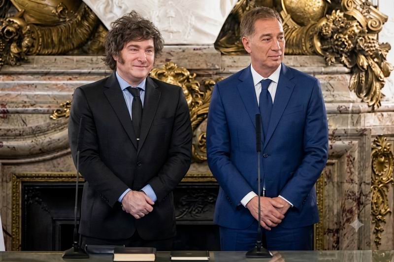 Milei encabezará su primer acto con Santilli como jefe de Gabinete