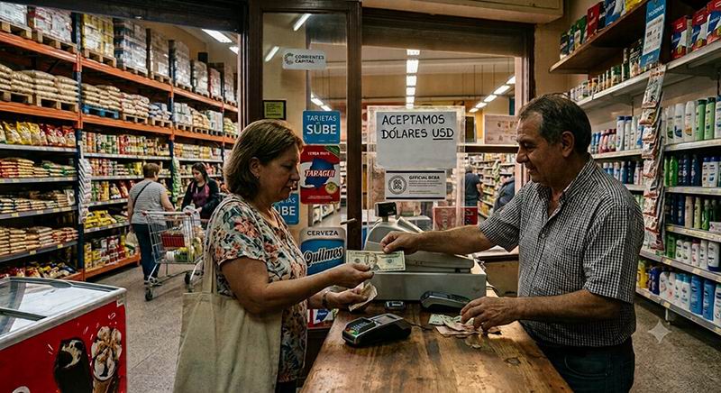 El dólar: refugio de los comercios frente a la desconfianza en el peso