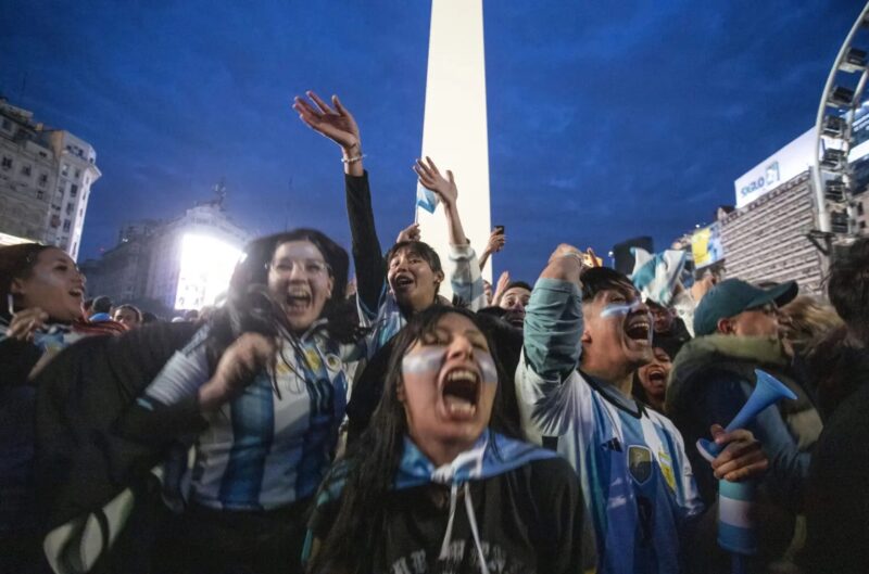 Argentina a la final: una multitud celebró en cada rincón del país