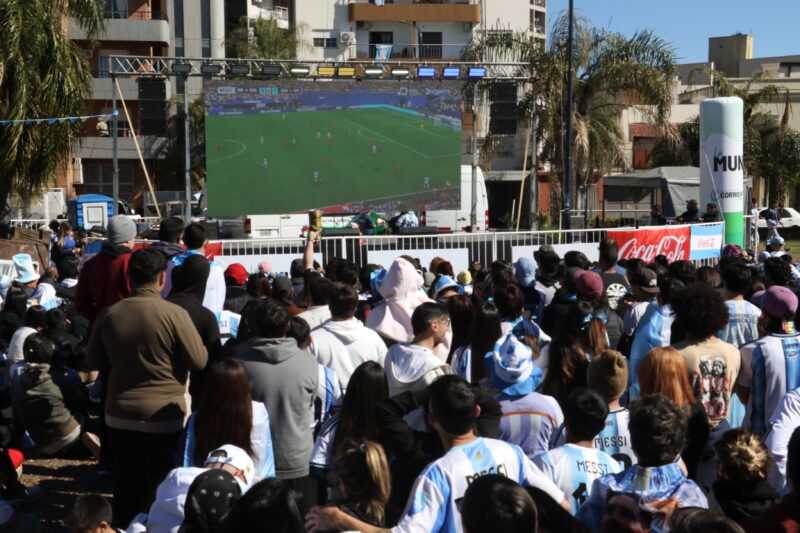 Fan Fest: se podrá alentar a la Selección en la rotonda Poncho Verde y en la Feria del Libro