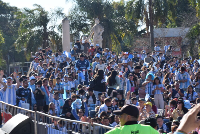 Sin hechos de gravedad en los festejos por el Mundial