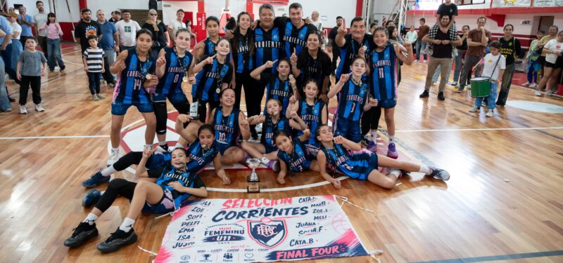 Corrientes, en lo más alto del podio en el Argentino de Mini femenino