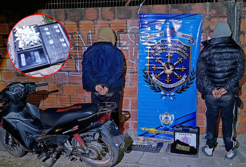 Cayó un joven de 23 años que hacía «delivery» de cocaína