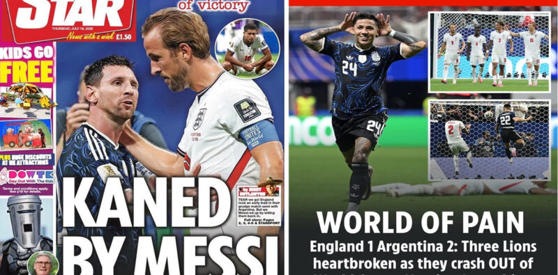 La prensa global se rindió ante la épica argentina y el drama inglés