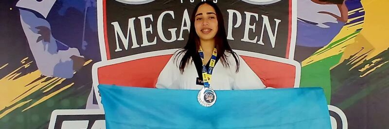 Mayra Bernal se colgó la medalla de plata en el Mega Open de Itajaí