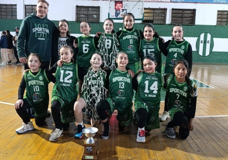 Sportiva Esquinense es campeón provincial de la Liga PreFederal de Mini Femenina