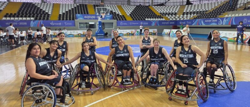 Con Florencia González Cabañas, Las Lobas son finalistas de los Juegos Parasuramericanos
