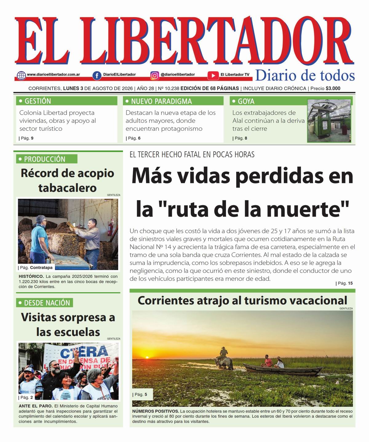 Diario Digital 3 de agosto de 2026
