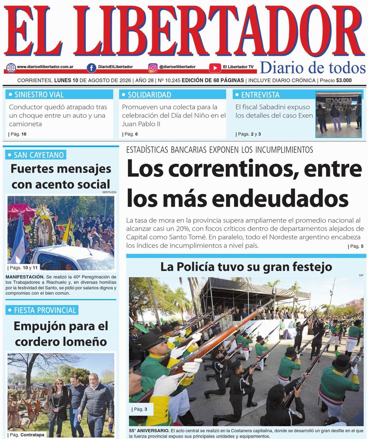 Diario Digital 10 de agosto de 2026