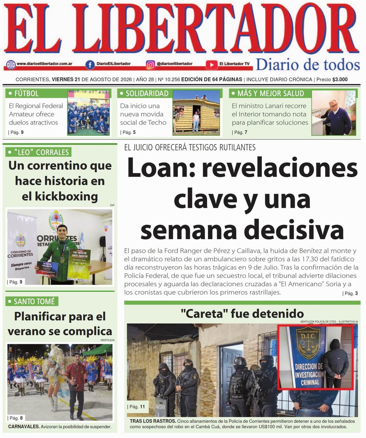 Diario Digital 21 de agosto de 2026