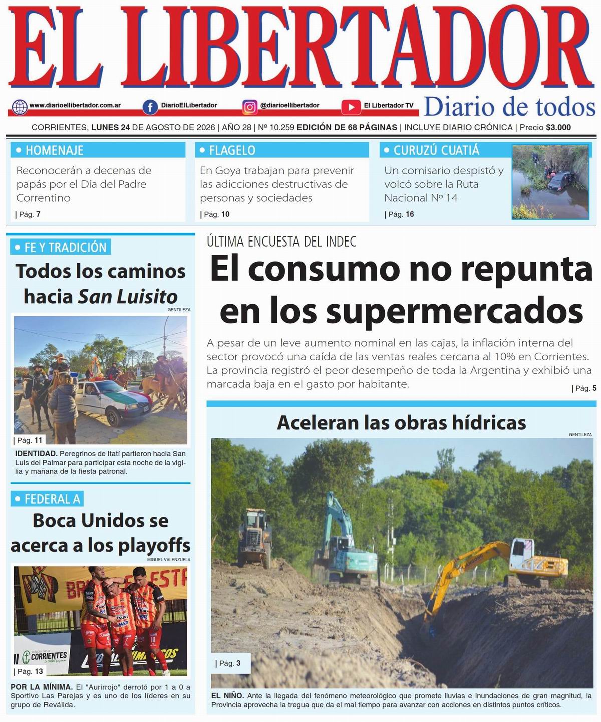 Diario Digital 24 de agosto de 2026