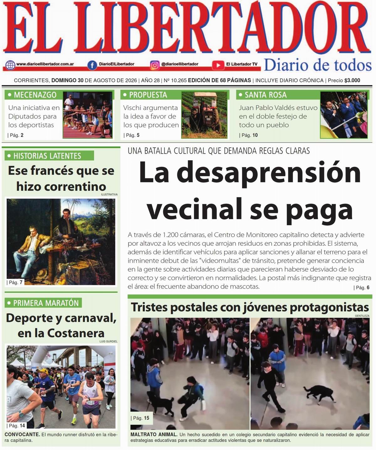 Diario Digital 30 de agosto de 2026