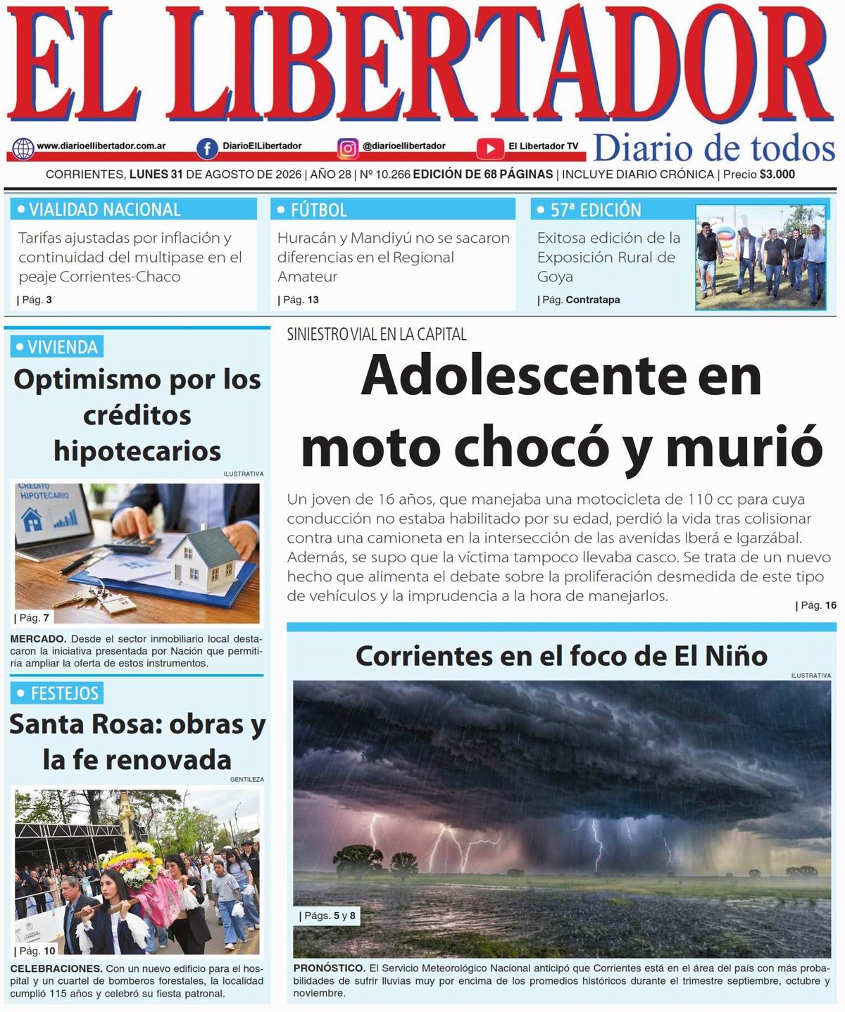 Diario Digital 31 de agosto de 2026