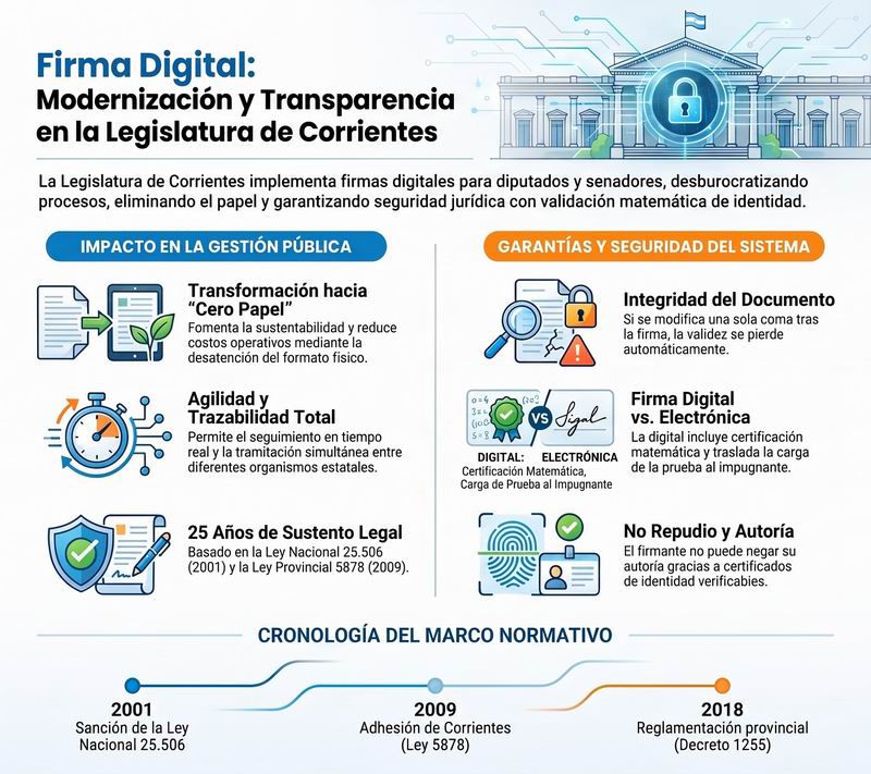 Firma digital en la Legislatura: por un trabajo más ágil y transparente