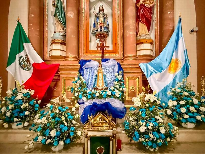 Renovaron la devoción a la Virgen de Itatí en México