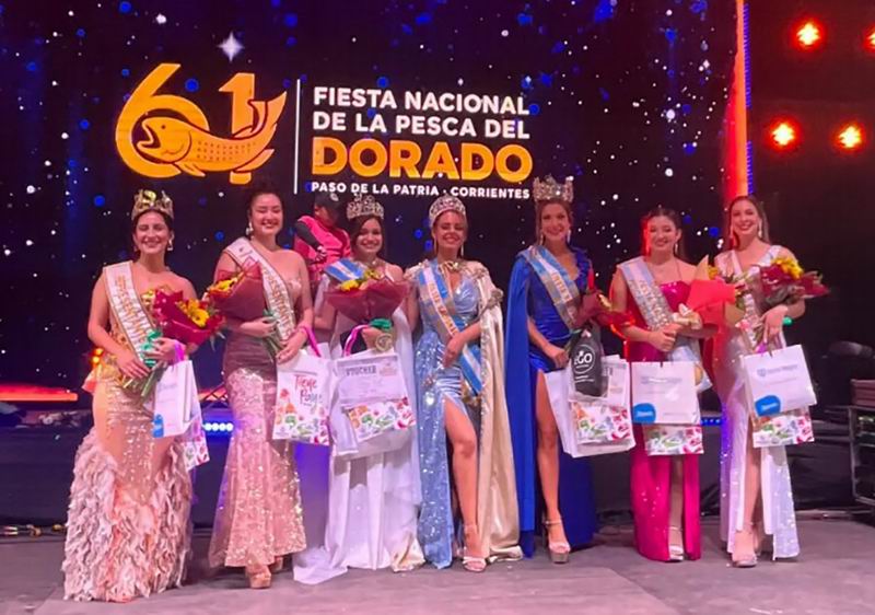 Radiante Fiesta Nacional del Dorado, con embajadora y concurso de pesca