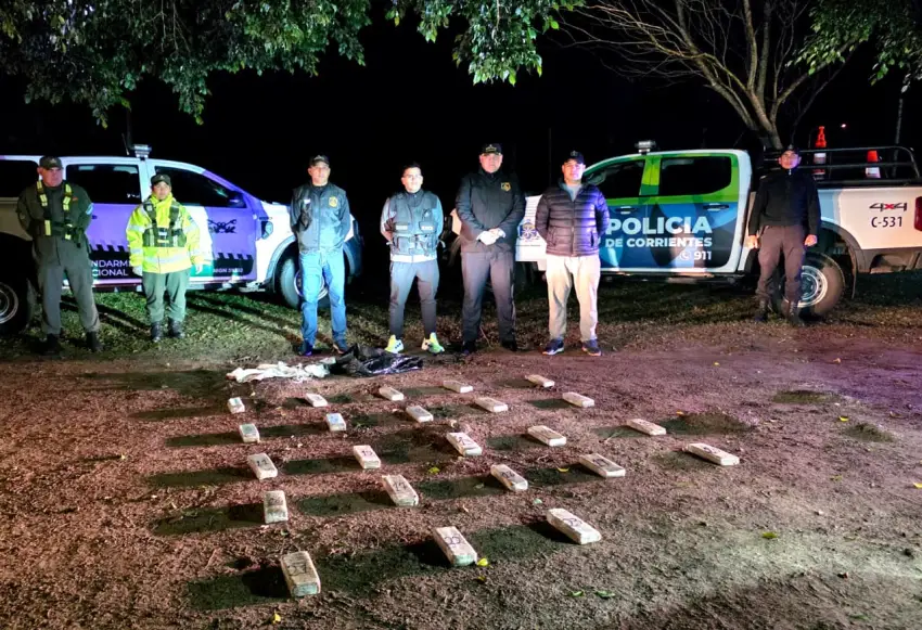 Incautaron más de 17 kilos de marihuana tras una persecución