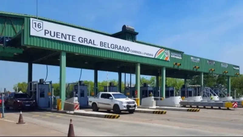 Peaje Corrientes-Chaco: duplicaría su valor y eliminaría el pase libre por 24 horas