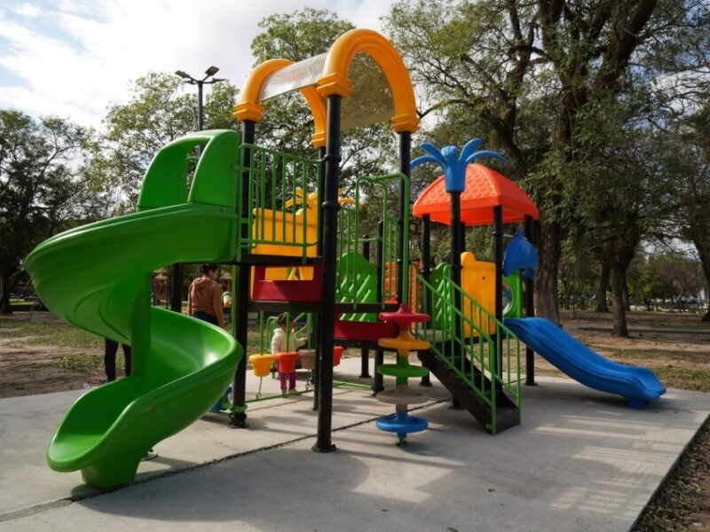 Parque Mitre: avanza la renovación con nuevos juegos, área de calistenia y mejor iluminación