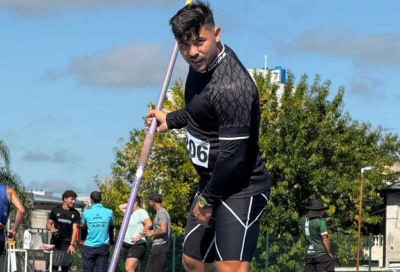 El correntino José Borget se consagró subcampeón nacional en jabalina