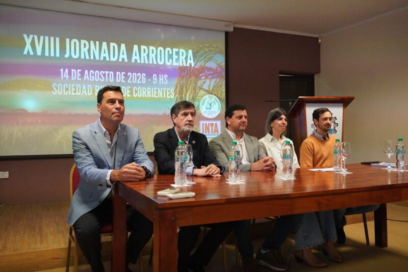 Con la innovación y la rotación como ejes, se realizará la 18º Jornada Arrocera en Corrientes