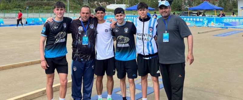 Un esquinense está en China para debutar en el Mundial Juvenil de Bochas