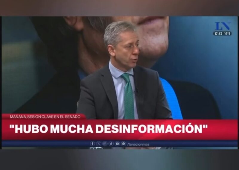 Vischi y la Ley de Tierras: “Se discutieron cosas que no dice la ley”