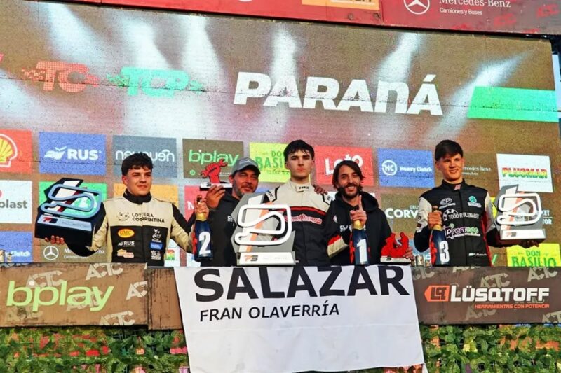 Remontada épica y podio para Benjamín Traverso en la primera final en Paraná