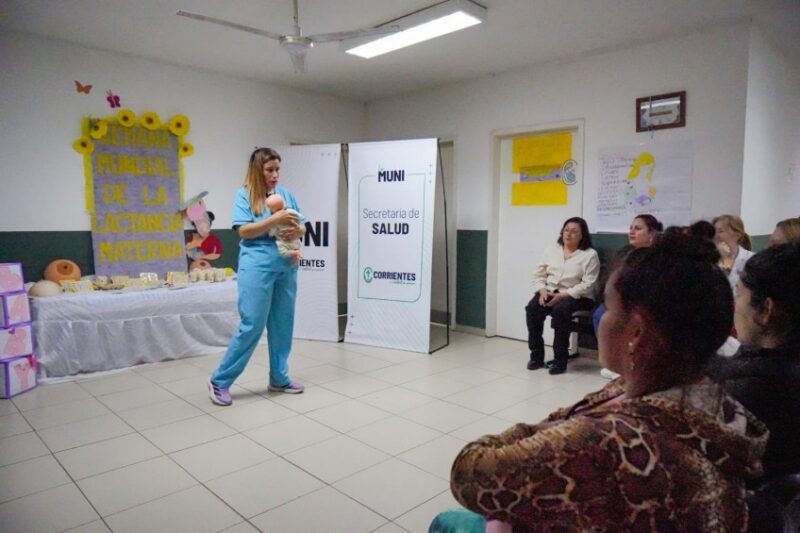 La Municipalidad promueve la lactancia materna en los barrios capitalinos