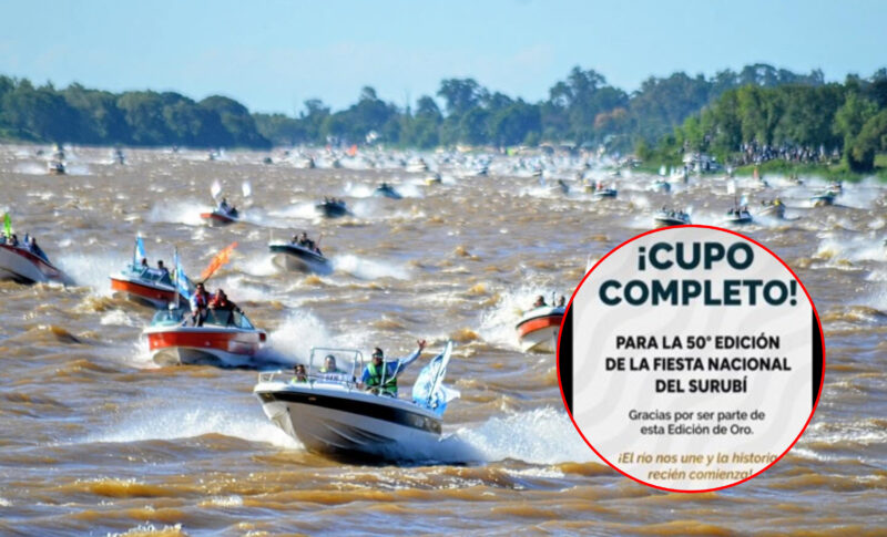 ¡Récord total! Se agotó el cupo de 1.400 equipos para la 50ª Fiesta del Surubí