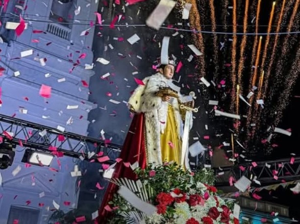 Así iniciaron los festejos en honor a San Luis Rey de Francia san luisito