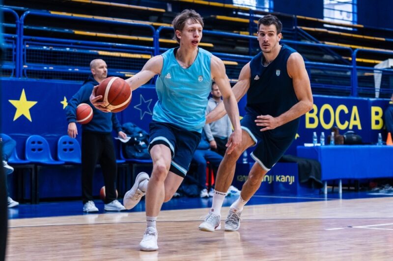 La selección Argentina se prepara con Dylan Bordón