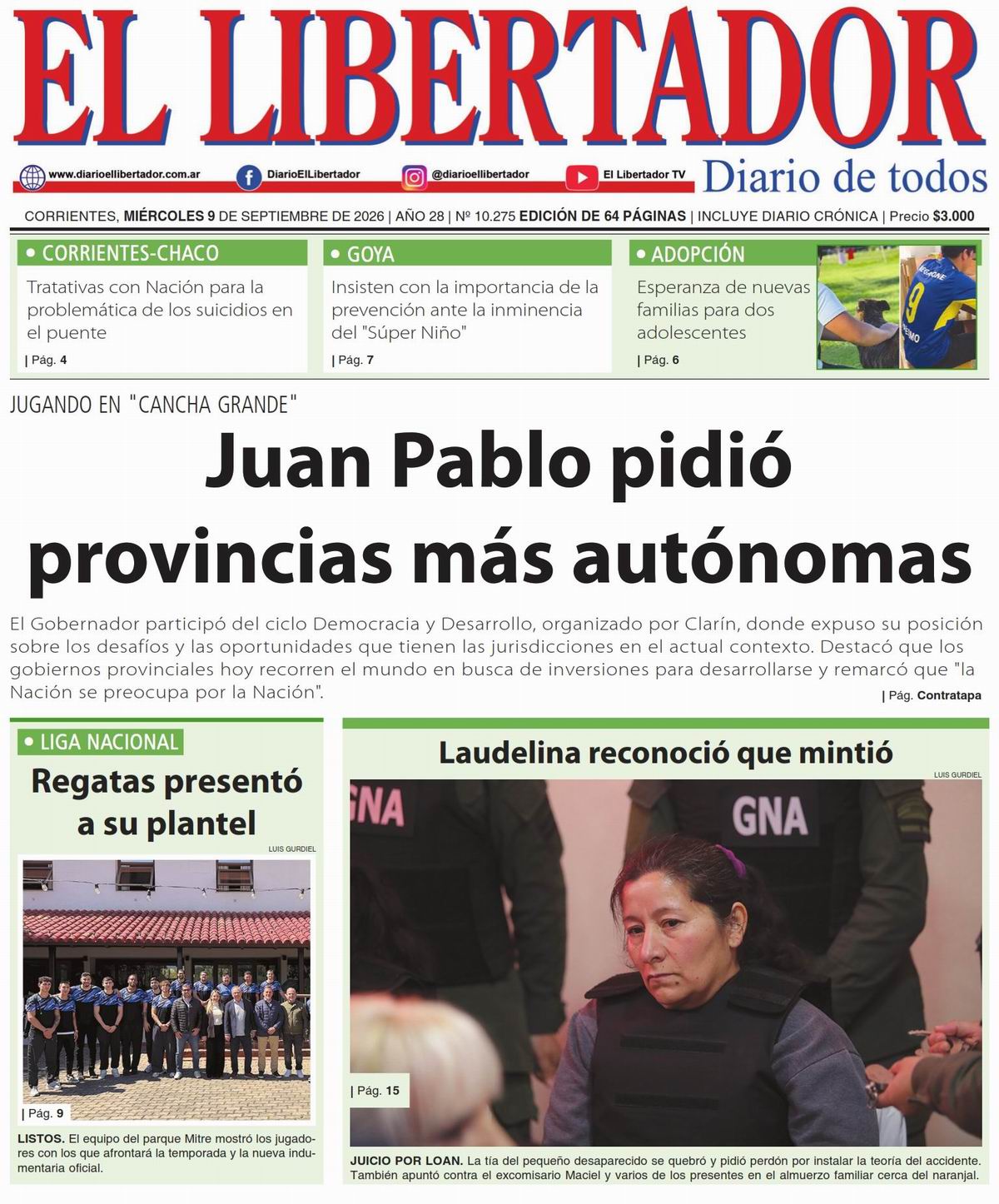 Diario Digital 9 de septiembre de 2026
