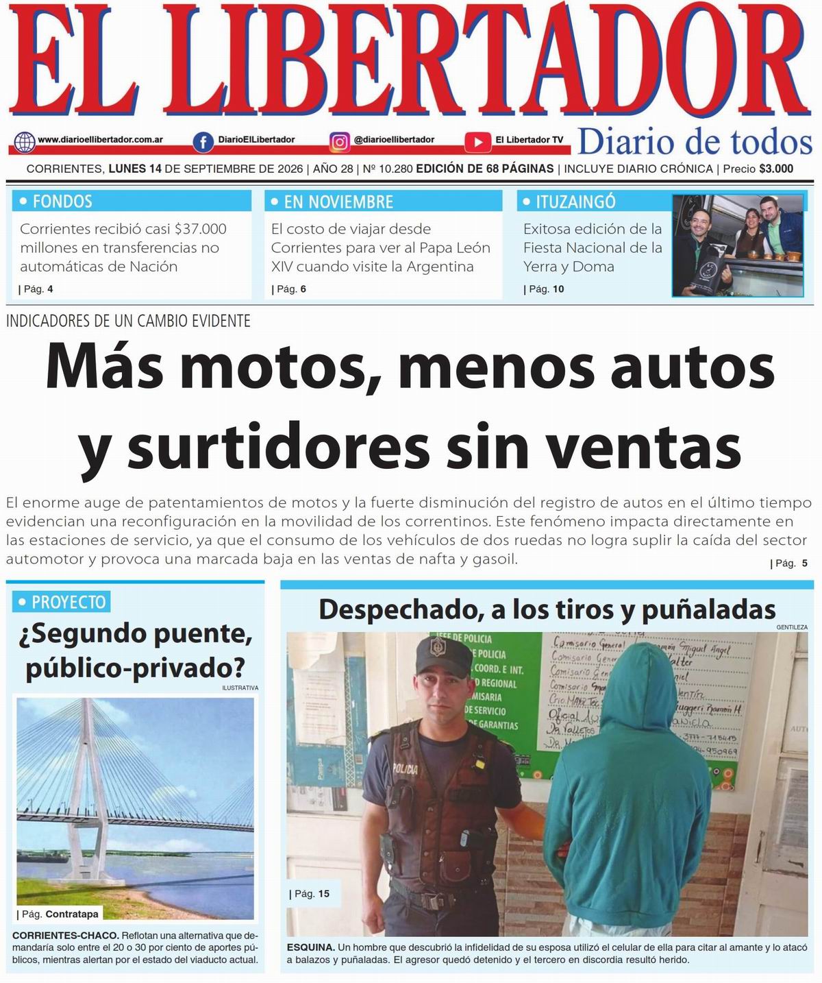 Diario Digital 14 de septiembre de 2026