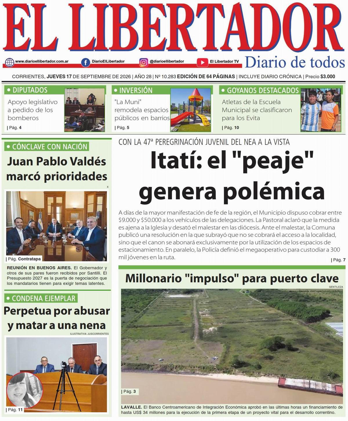 Diario Digital 17 de septiembre de 2026