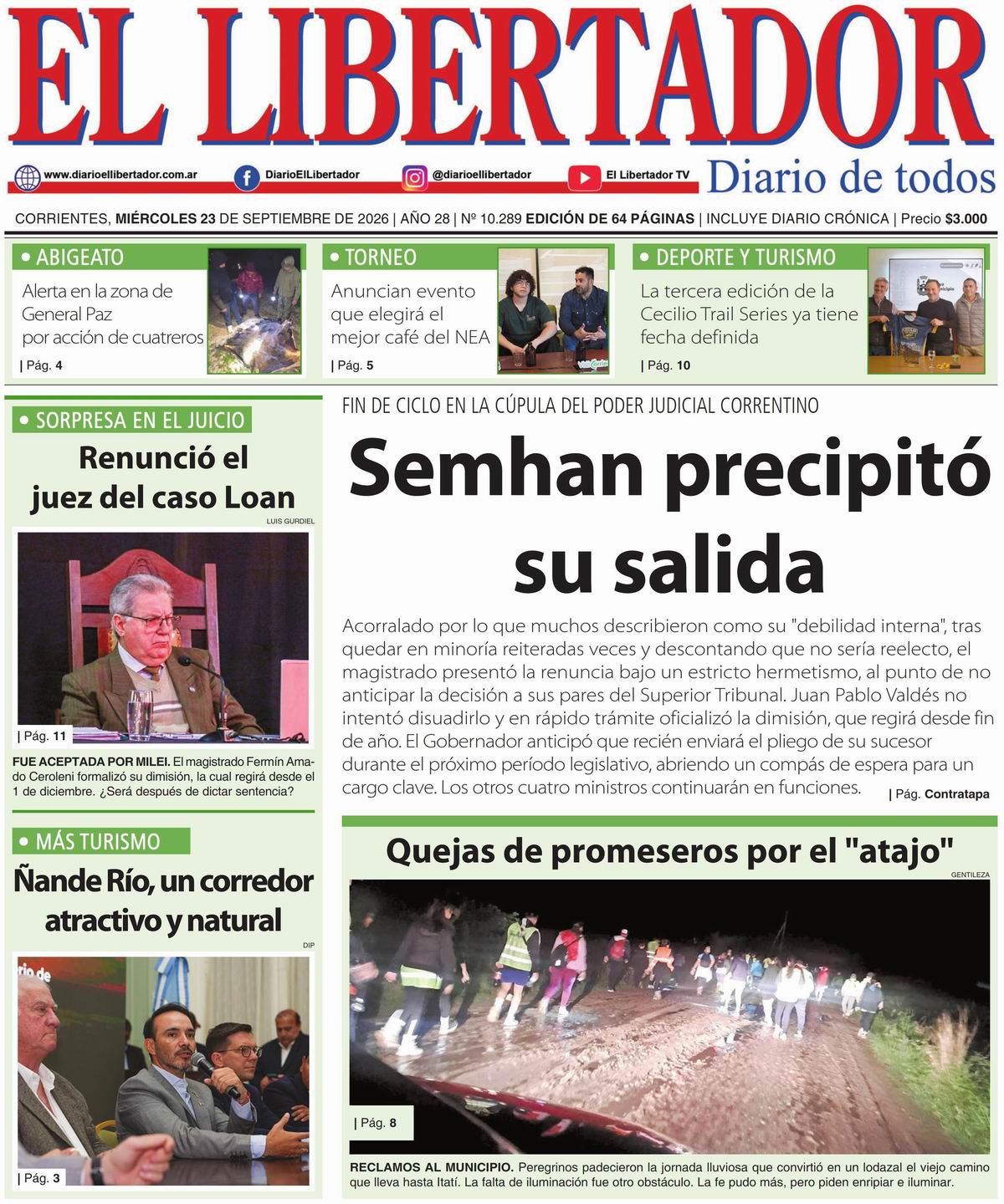 Diario Digital 23 de septiembre de 2026