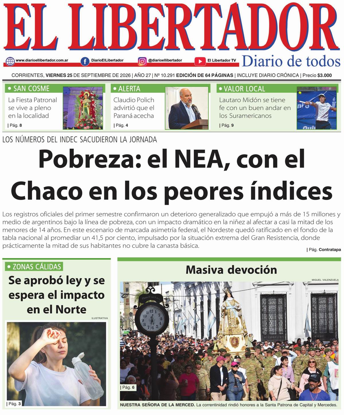 Diario Digital 25 de septiembre de 2026