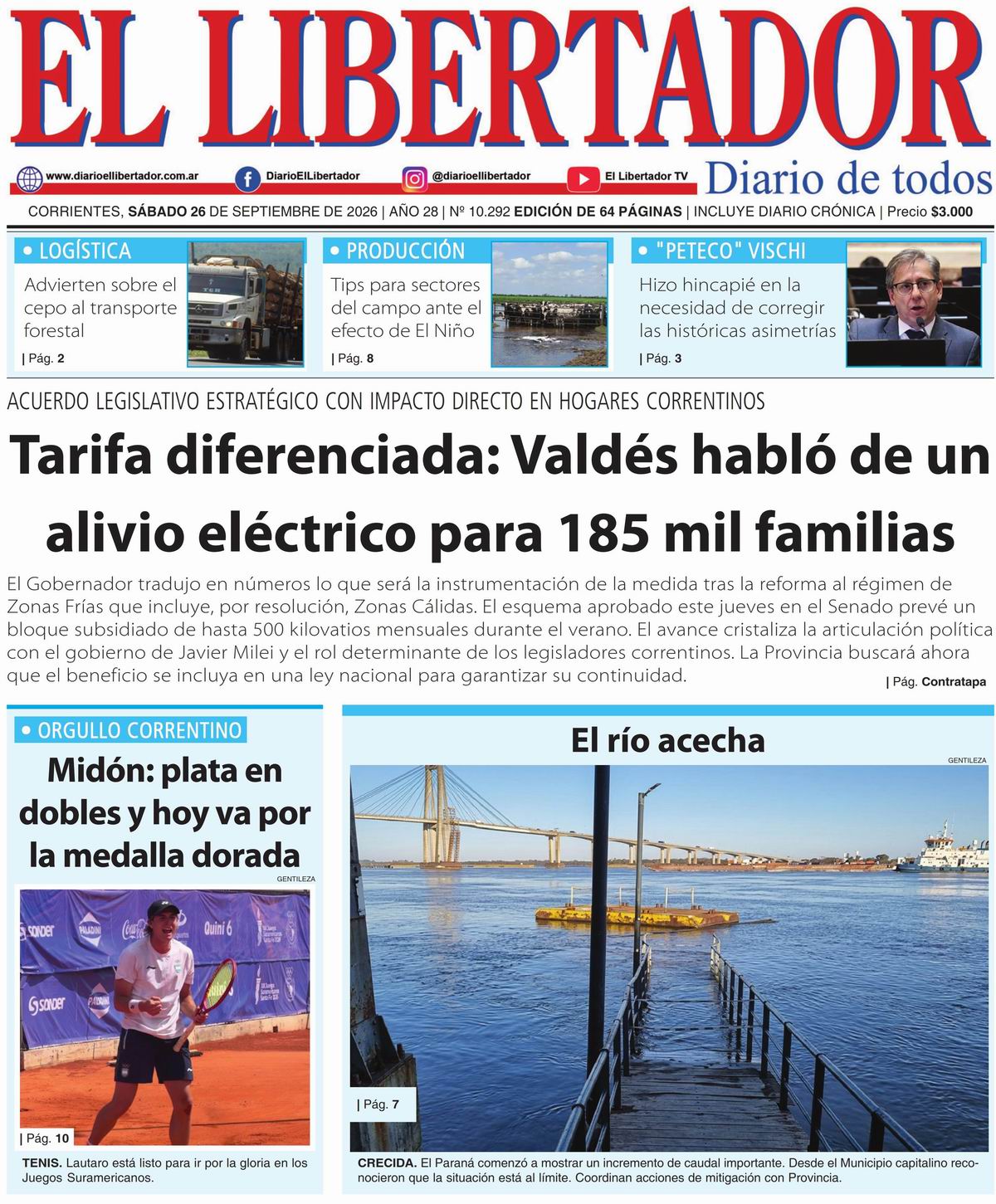 Diario Digital 26 de septiembre de 2026