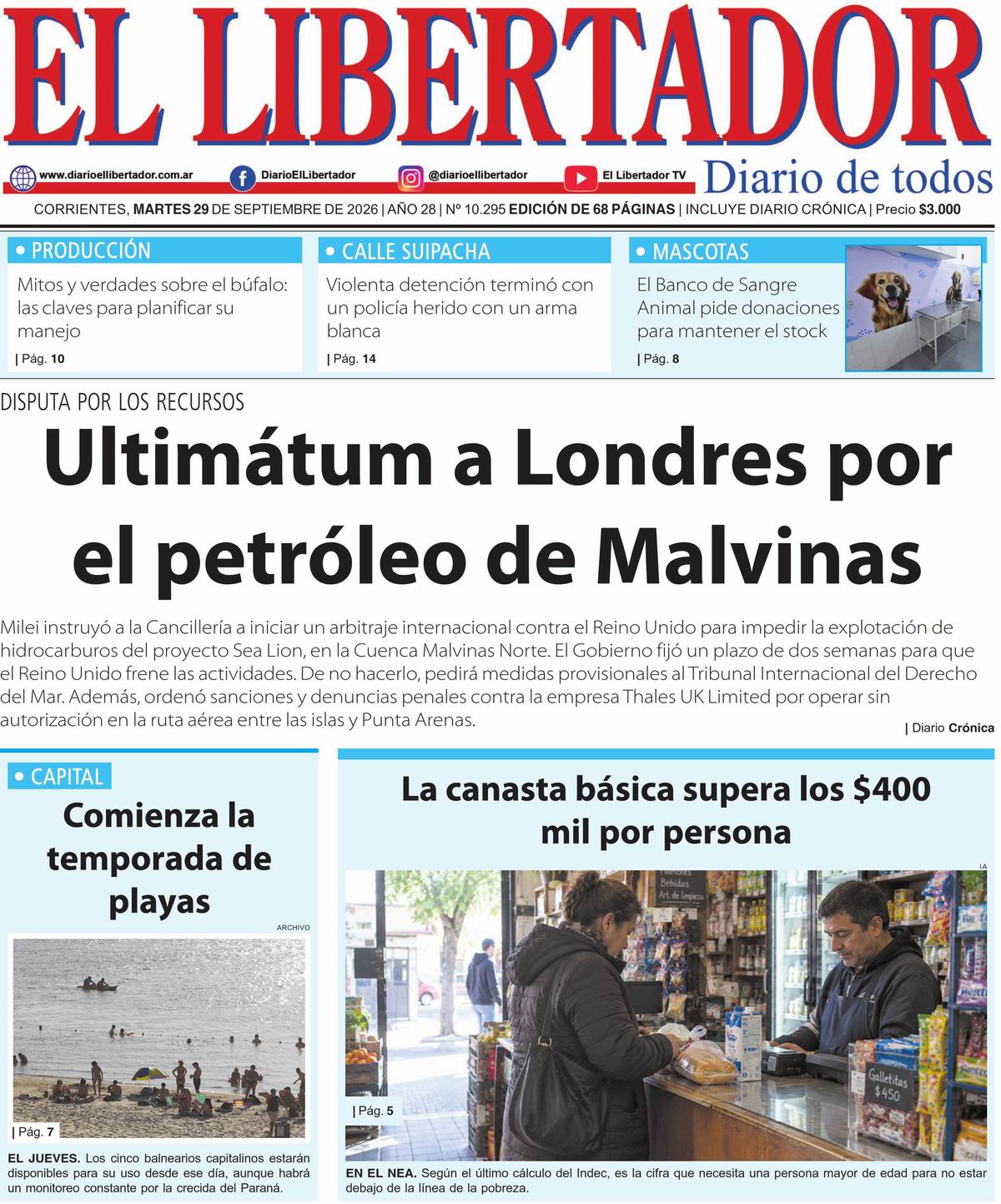 Diario Digital 29 de septiembre de 2026
