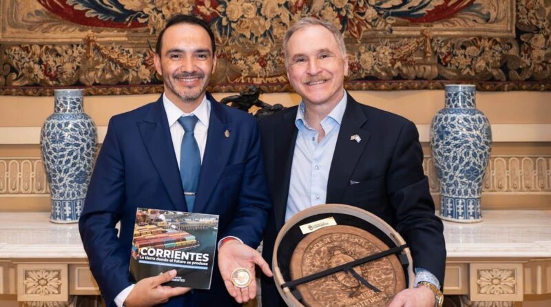 El Gobernador mantuvo un encuentro estratégico con el embajador de Estados Unidos