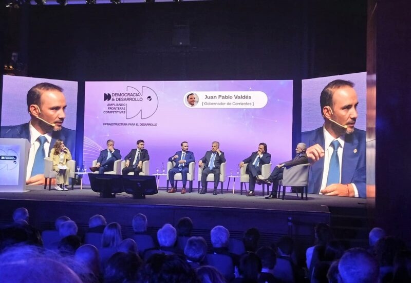 Valdés exige logística federal: «Corrientes es el corazón del Mercosur»