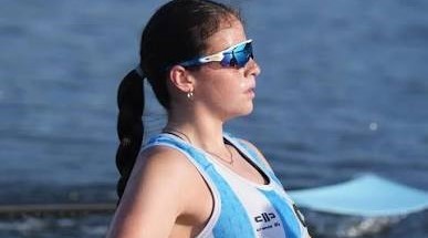 Agostina Manzotti arañó el podio en el cierre del remo en los Suramericanos