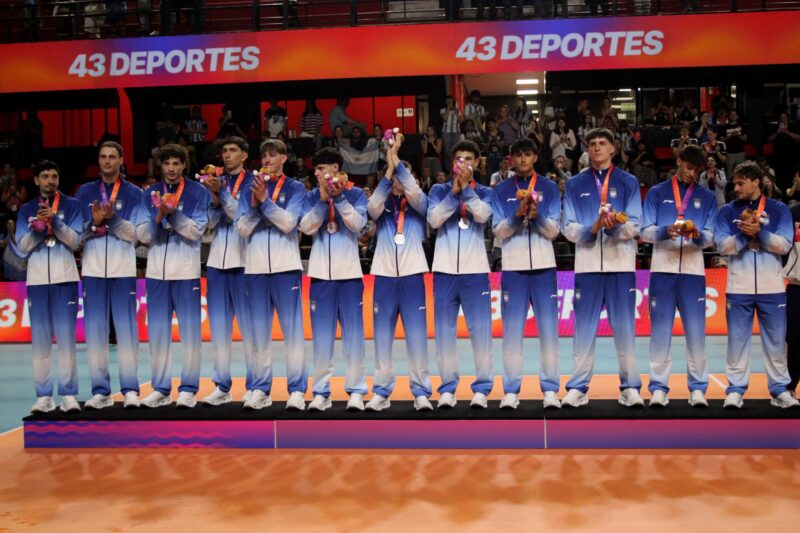 Con un notable Germán Gómez, Argentina se colgó la medalla de plata en los Suramericanos