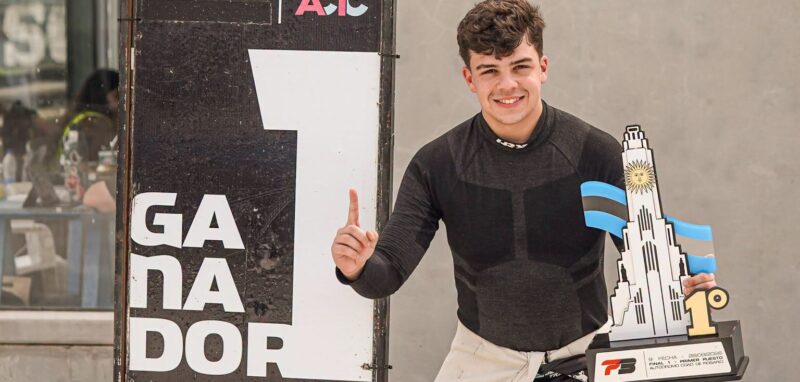 Benjamín Traverso completó un domingo espectacular en Rosario