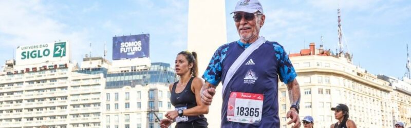 Ejemplo de superación: a los 71 años, Ernesto Cano corrió su segunda Maratón de Buenos Aires