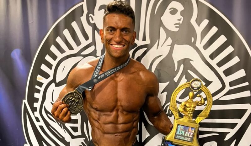 Benjamín Sotelo se consagró campeón Sudamericano de Fisicoculturismo